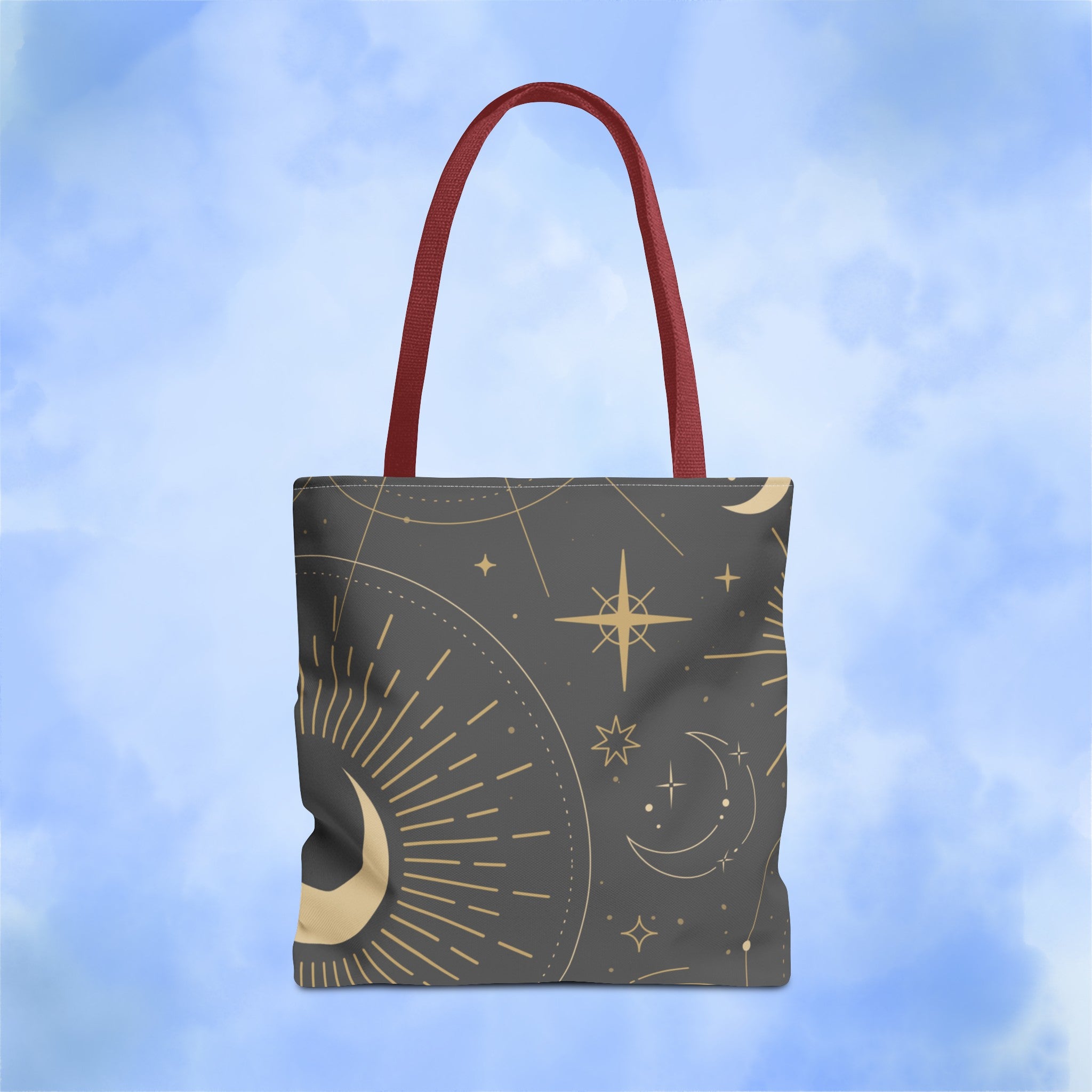 Sun & Moon Abstract Tote Bag