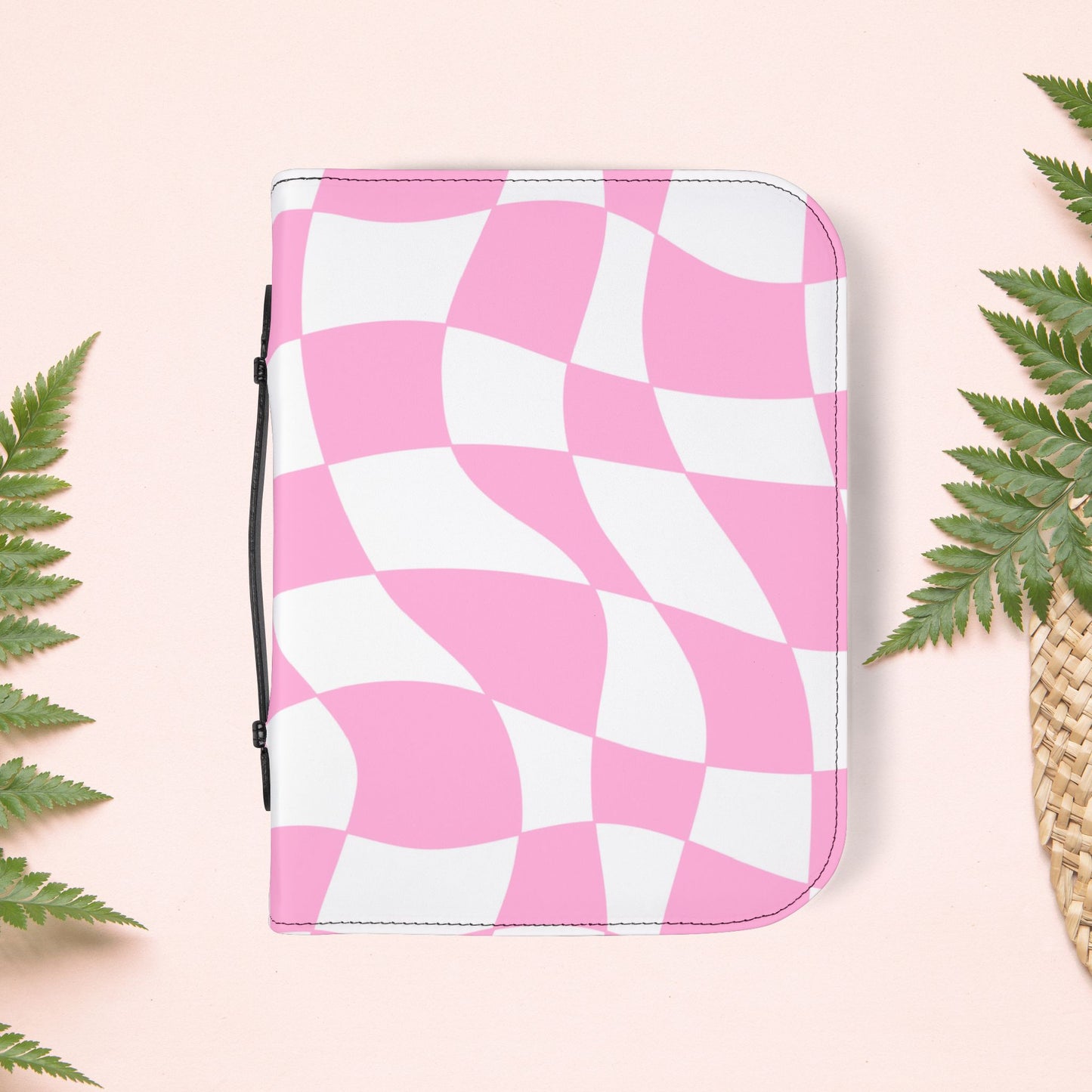 Groovy Pink Retro Book Cover