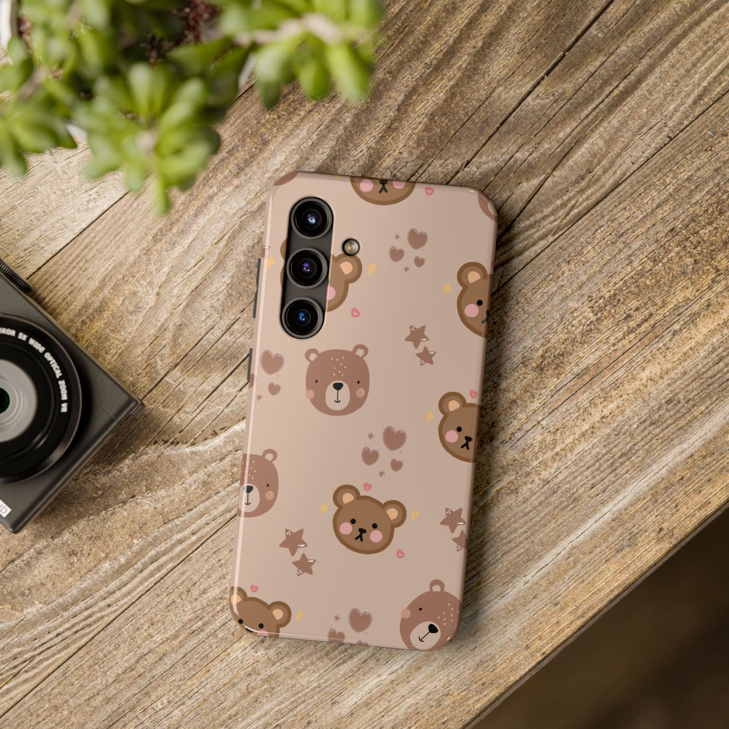 Boho Brown Bear Phone Case (Apple & Android)