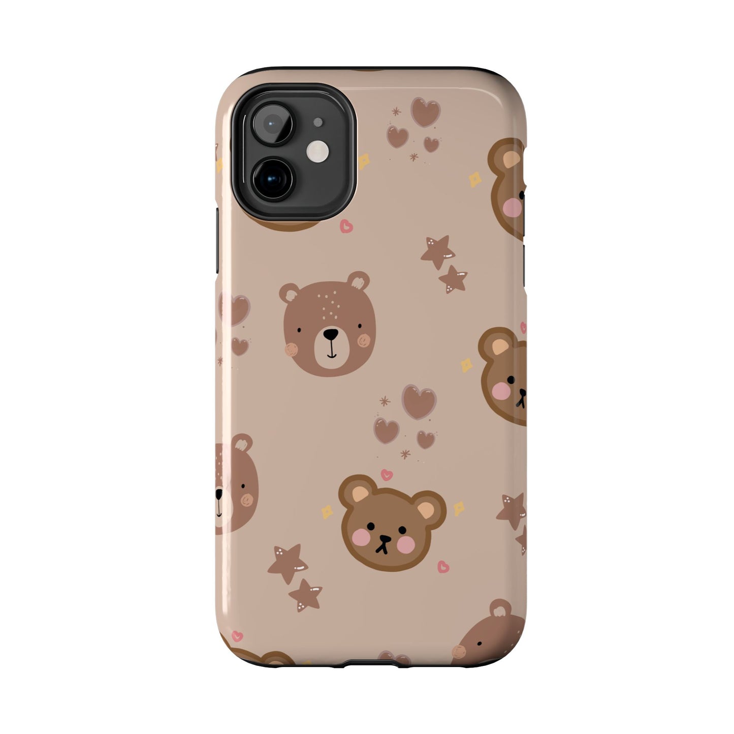 Boho Brown Bear Phone Case (Apple & Android)