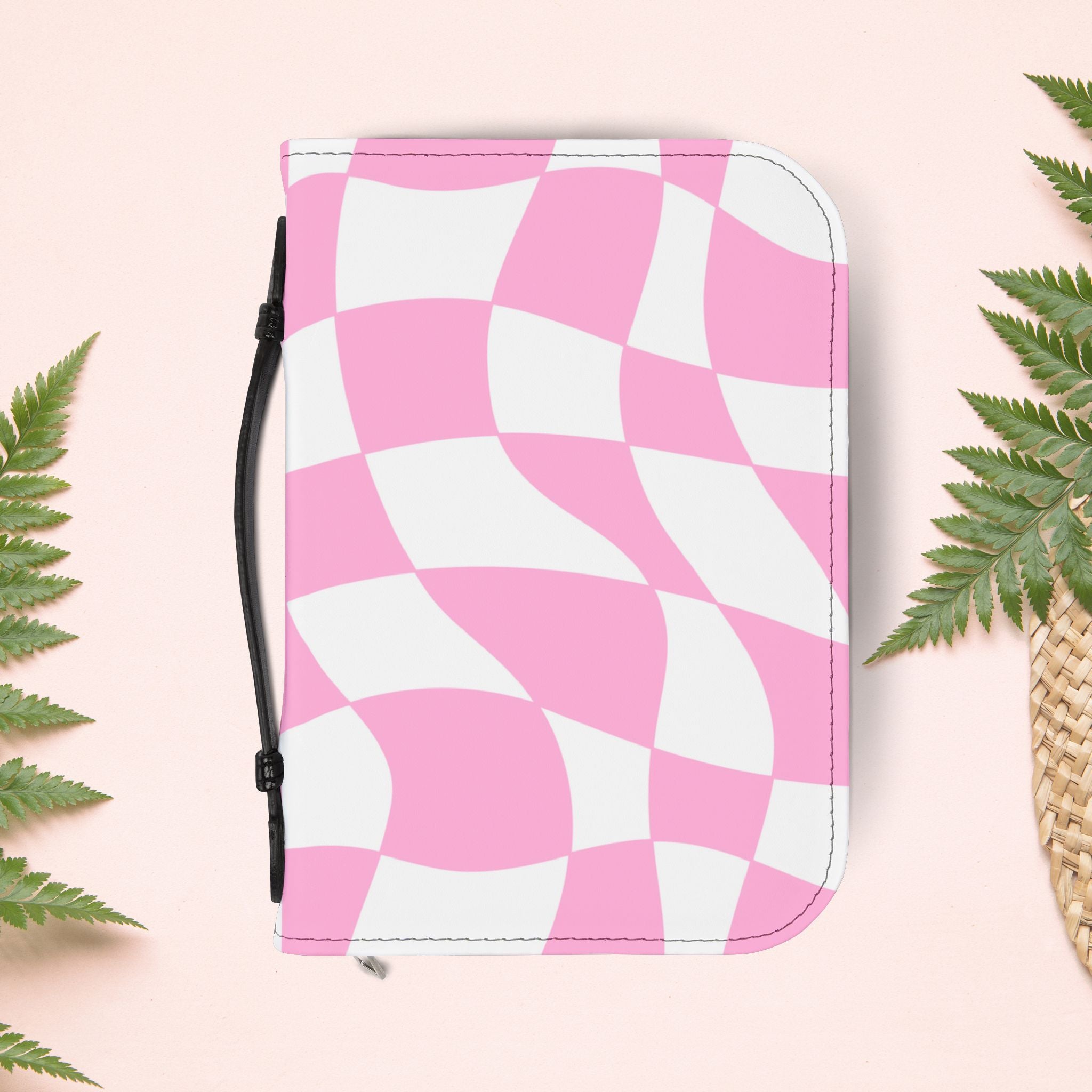 Groovy Pink Retro Book Cover