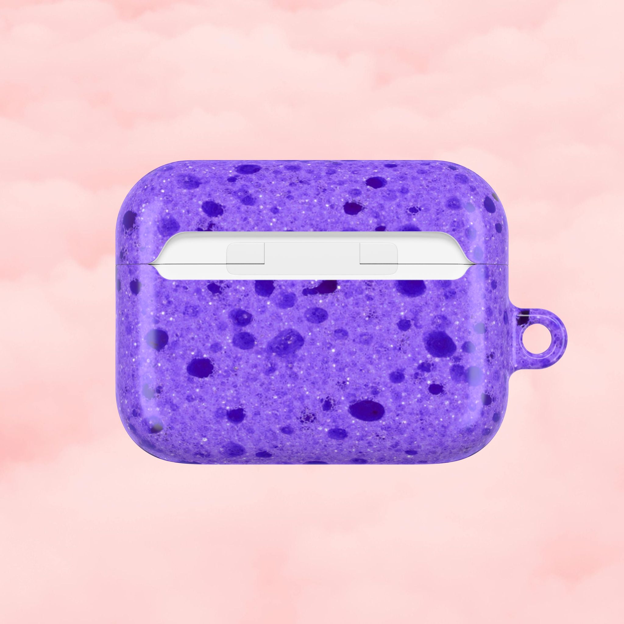 Purple Sponge AirPod Case