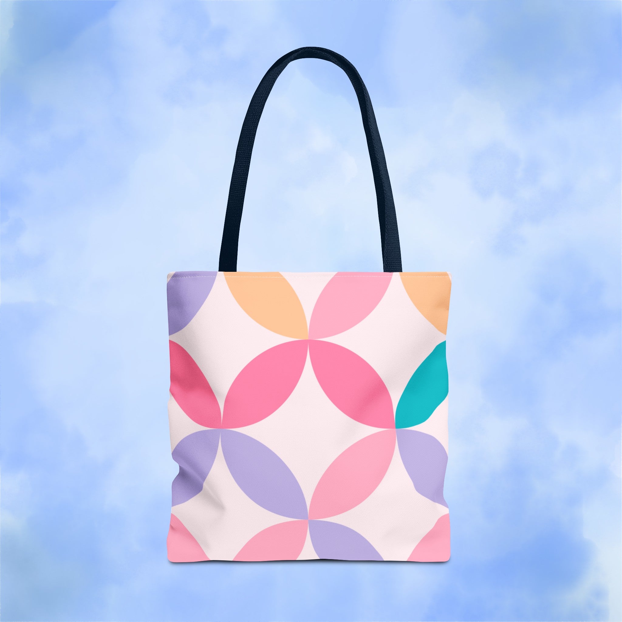 Pastel Geometric Tote Bag