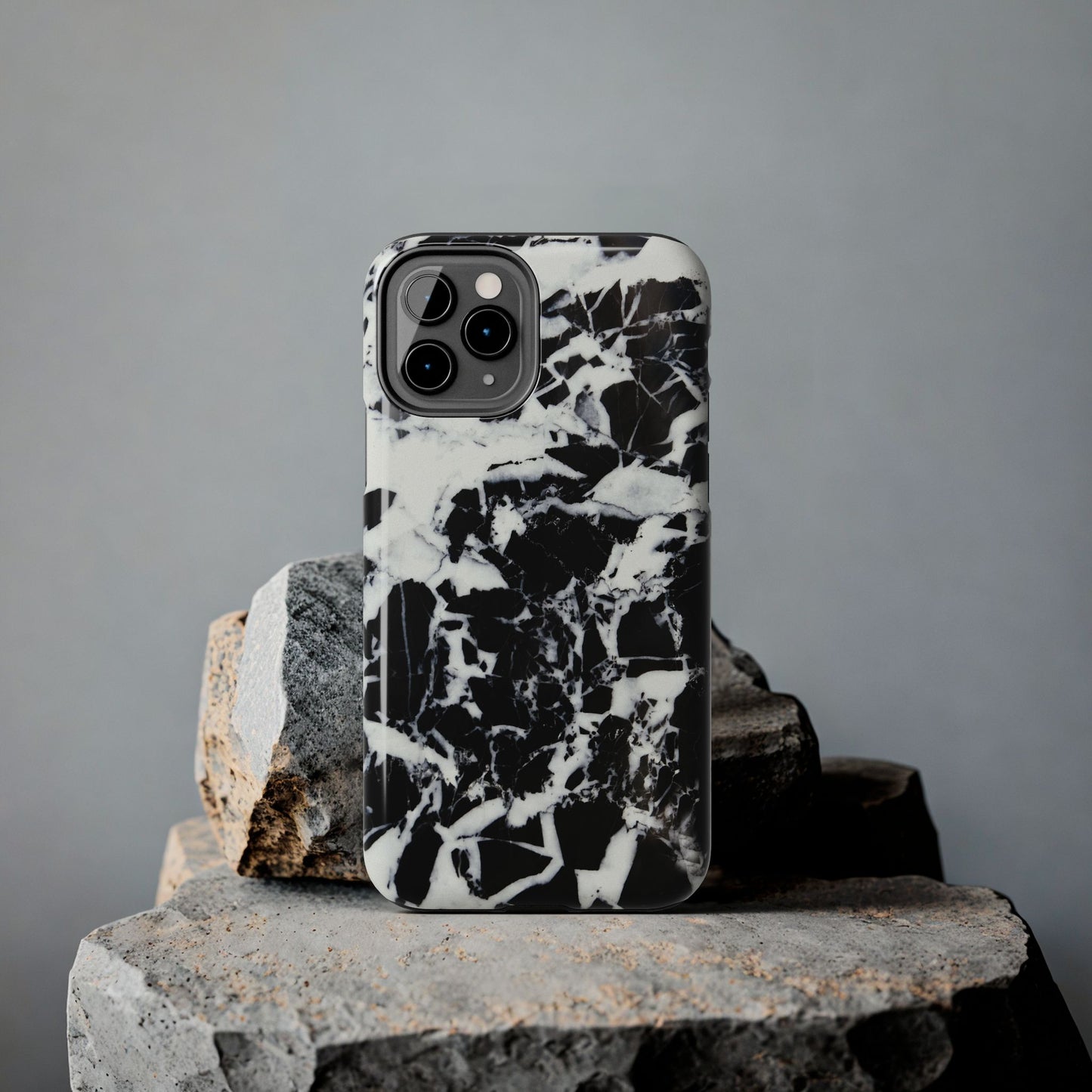 Black & White Shattered Phone Case (Apple & Android)