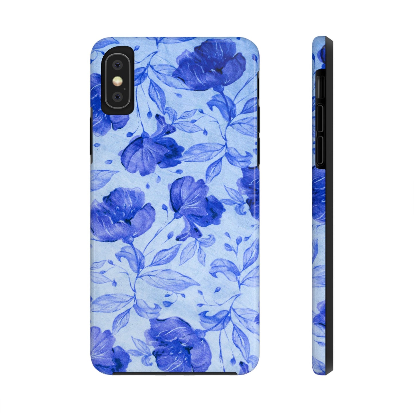 Blue Floral Pattern Phone Case (Apple & Android)