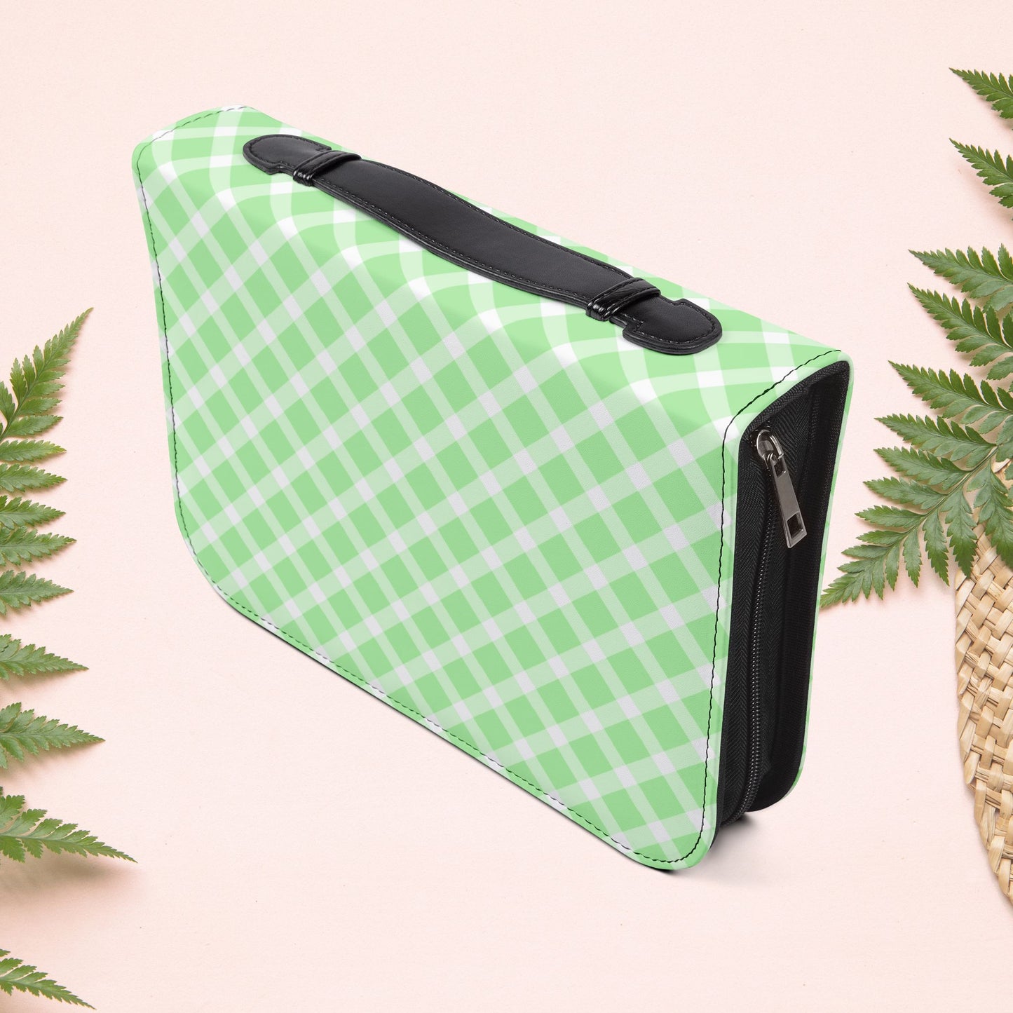 Green Picnic Plaid Book Cover