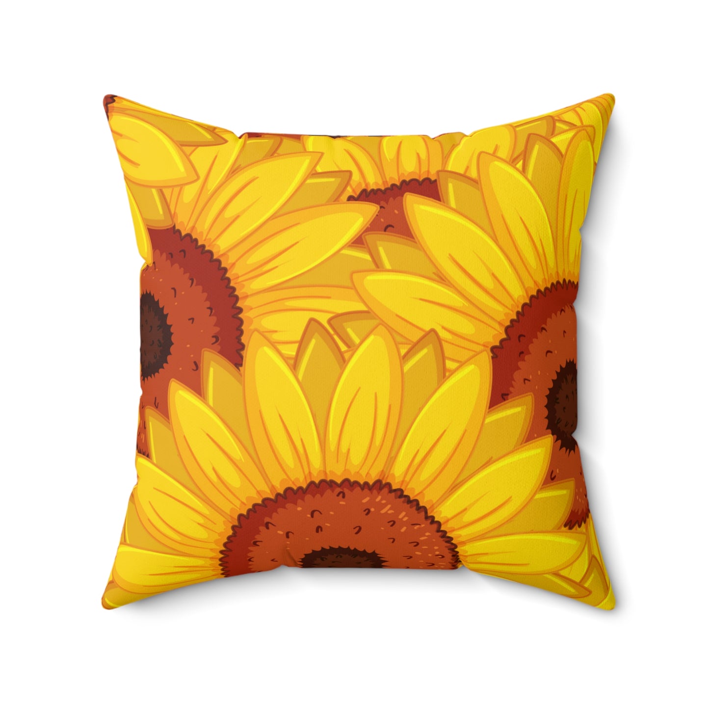 Sunflower Dream Square Pillow