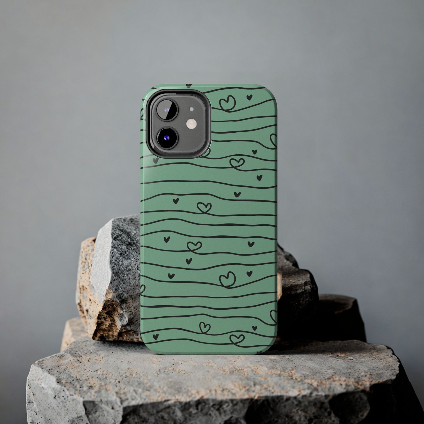 Scribble Love Hearts Phone Case (Apple & Android)