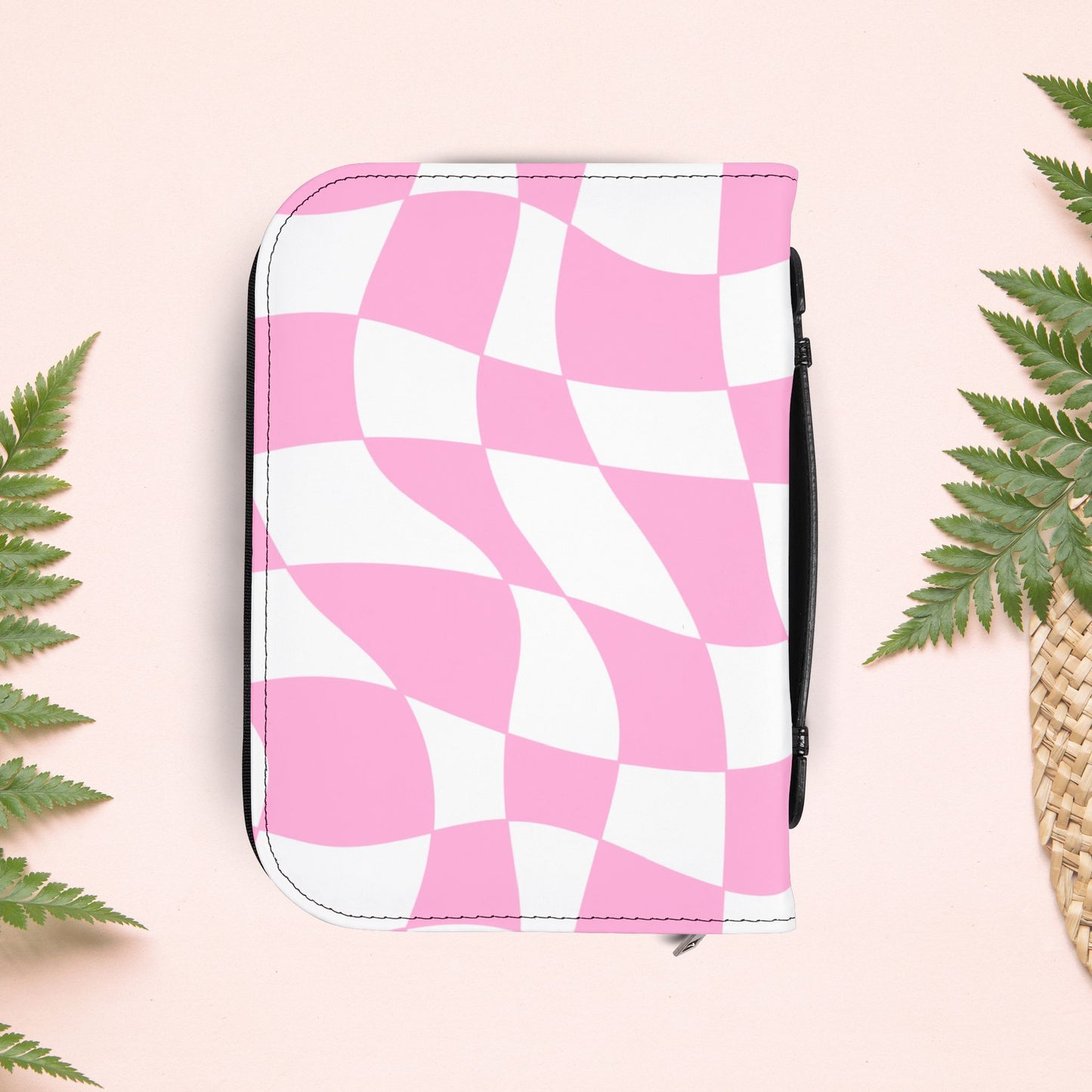 Groovy Pink Retro Book Cover