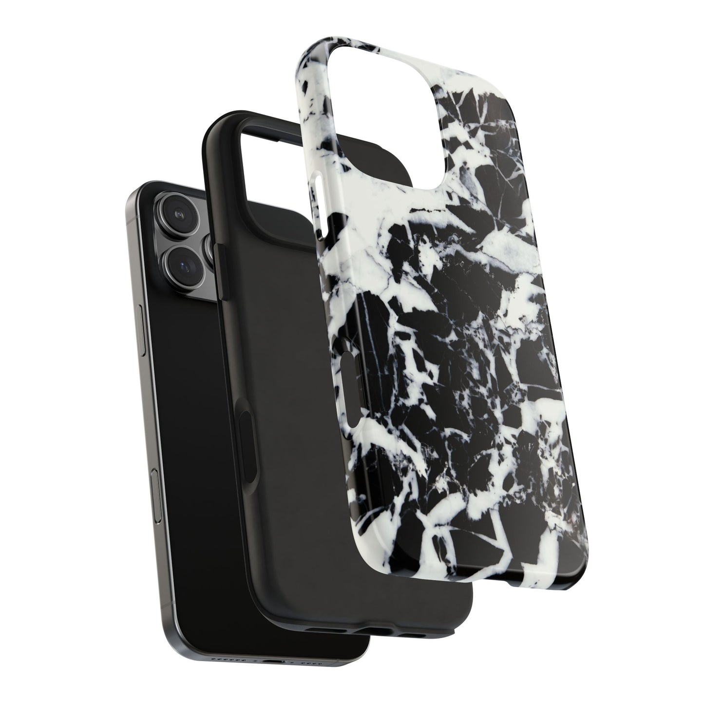 Black & White Shattered Phone Case (Apple & Android)