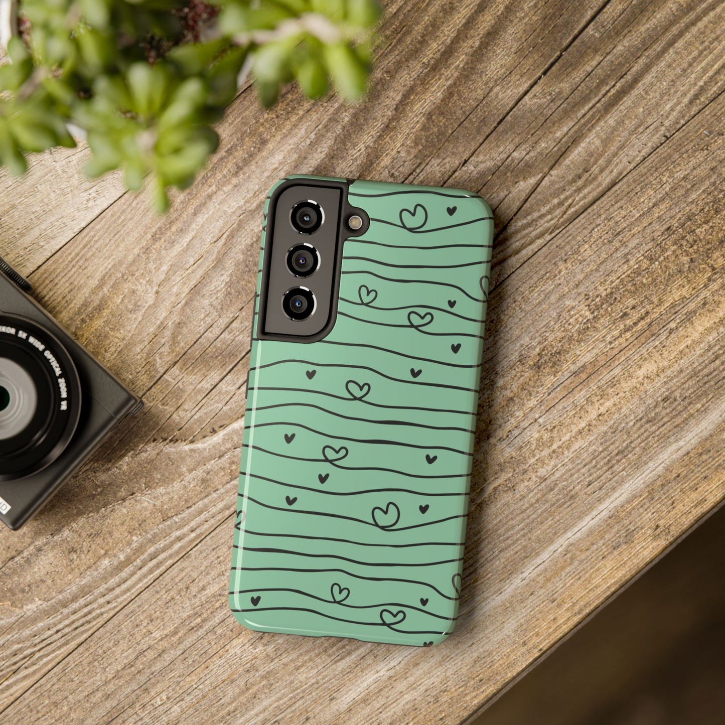 Scribble Love Hearts Phone Case (Apple & Android)