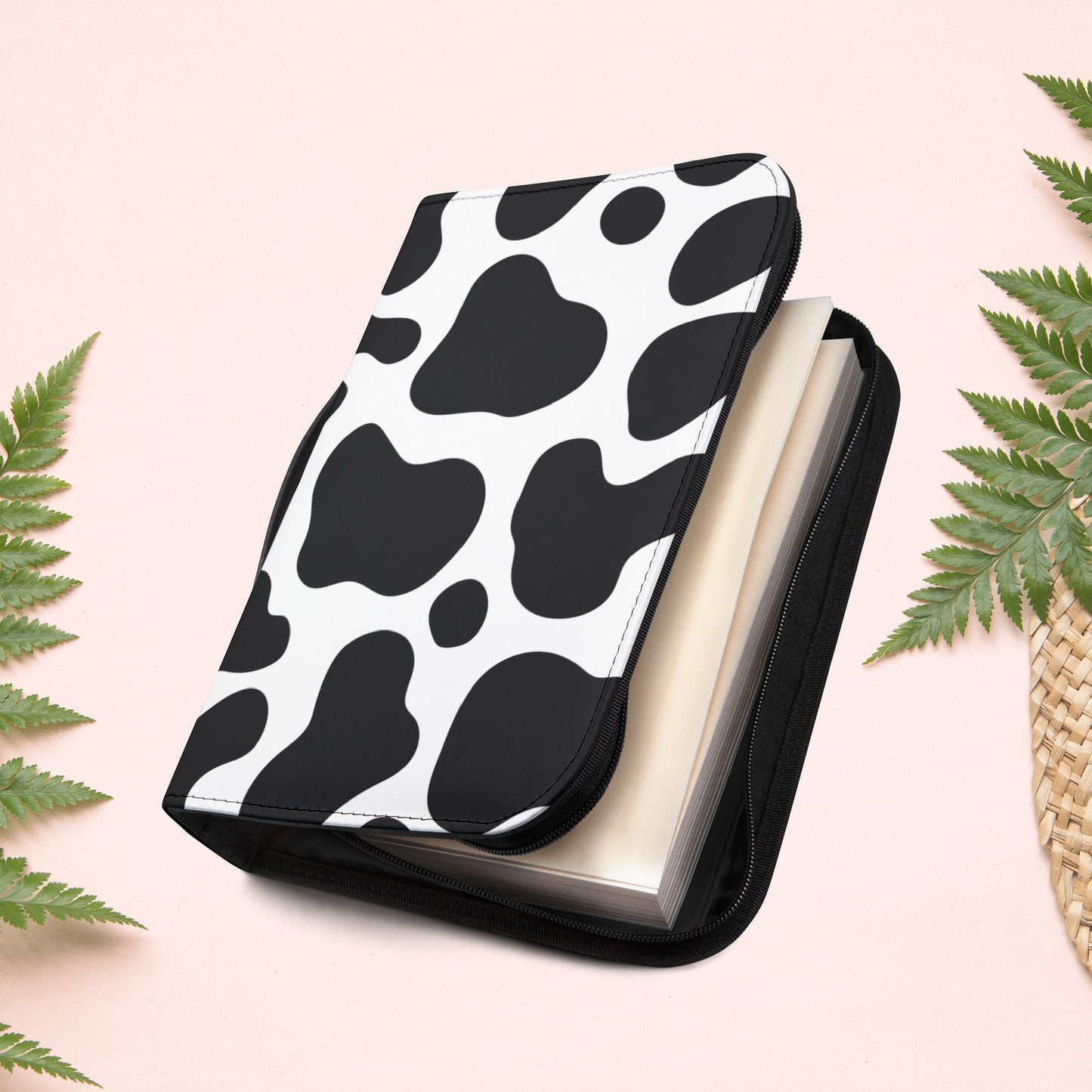 Classic Cow Print Book Cover
