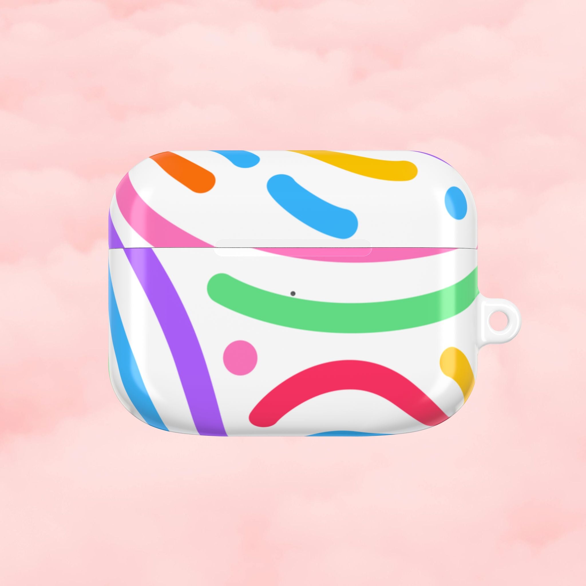 Vibrant Colorful Swirls AirPod Case