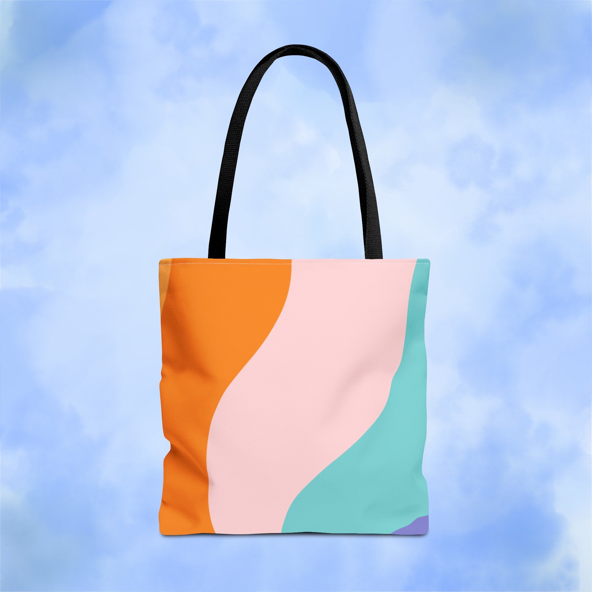 Groovy Psychedelic Splash Tote Bag