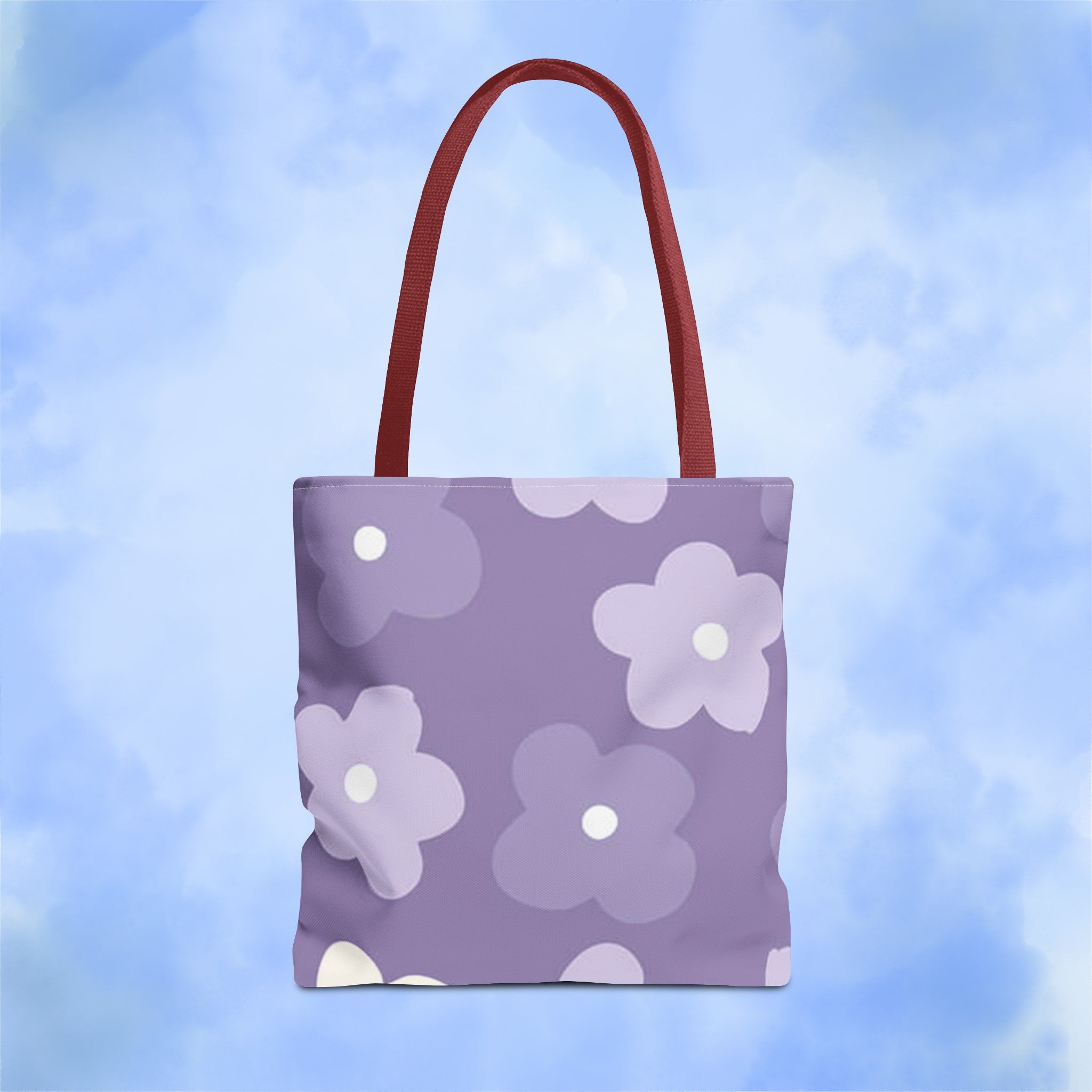 Pretty Purple Flowers Tote Bag
