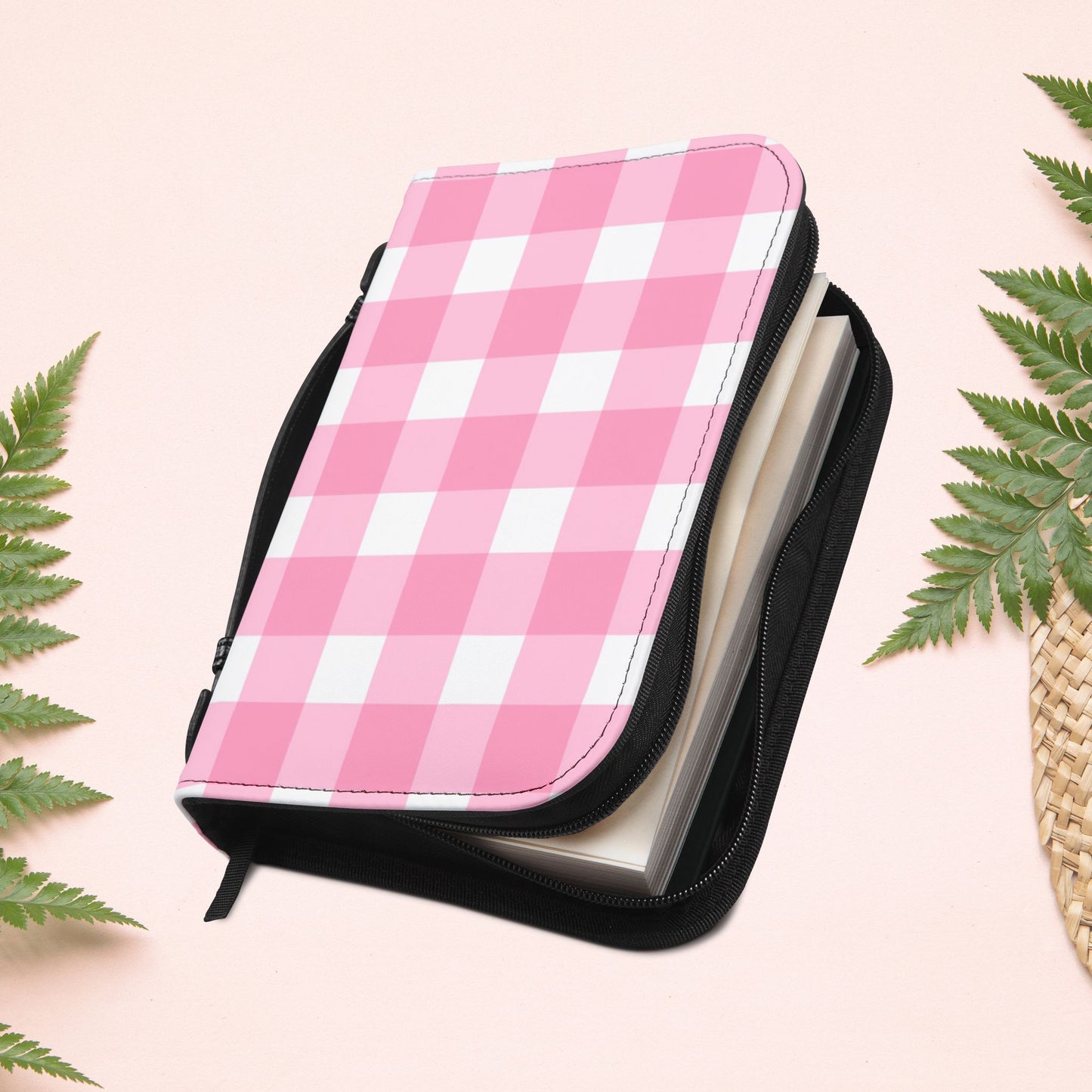 Pink Gingham Book Cover