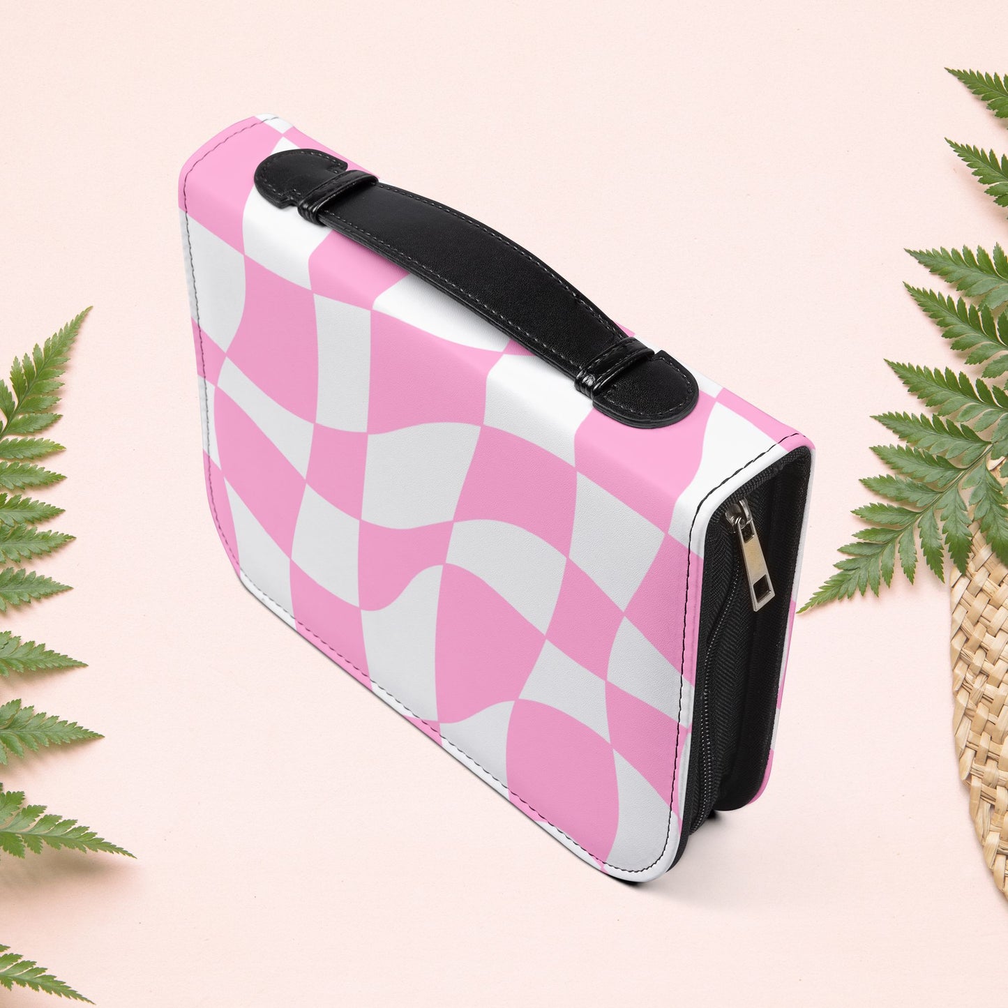 Groovy Pink Retro Book Cover