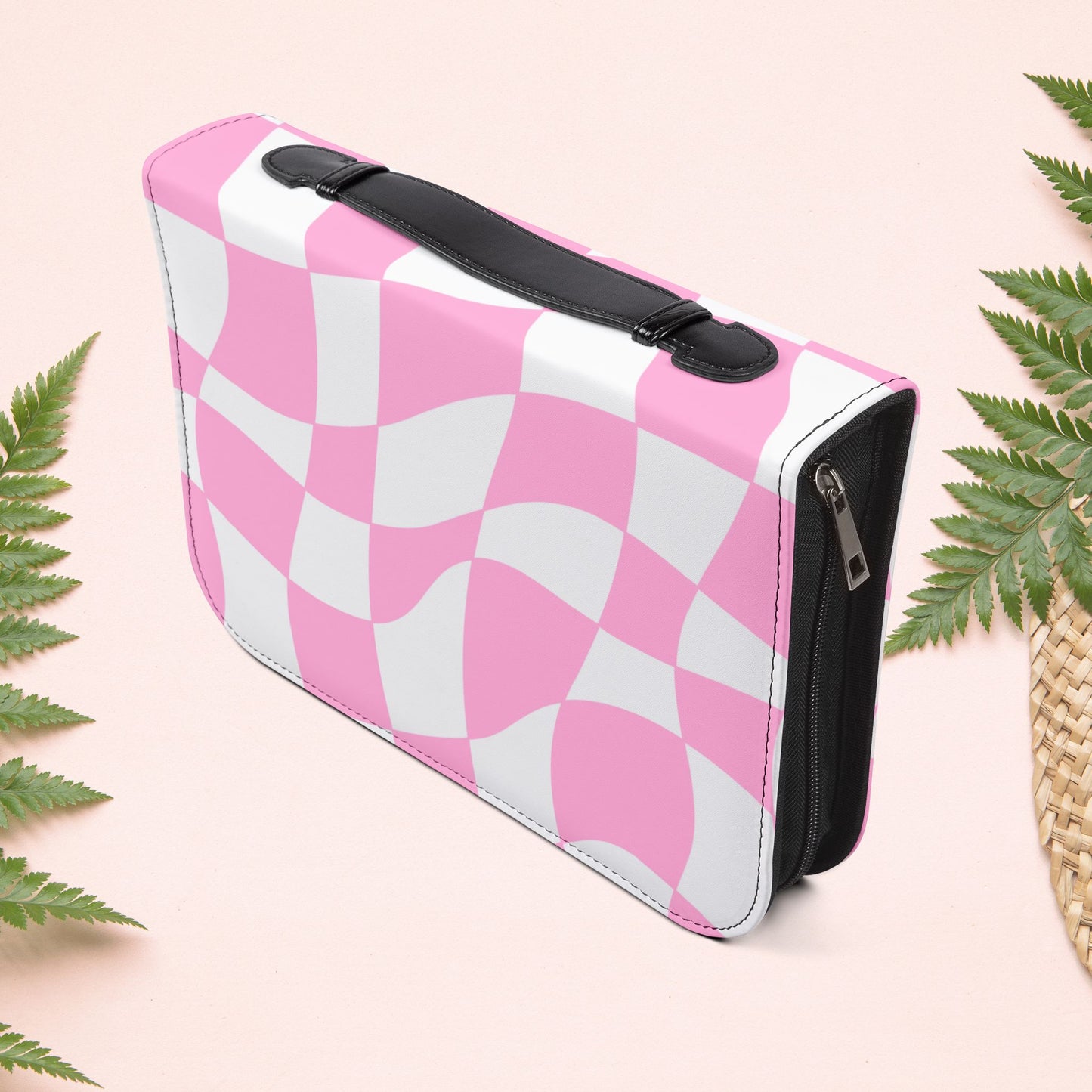 Groovy Pink Retro Book Cover