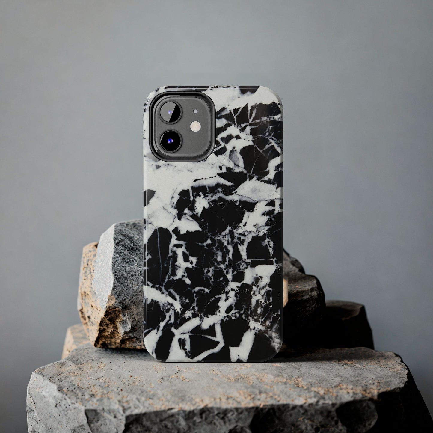 Black & White Shattered Phone Case (Apple & Android)