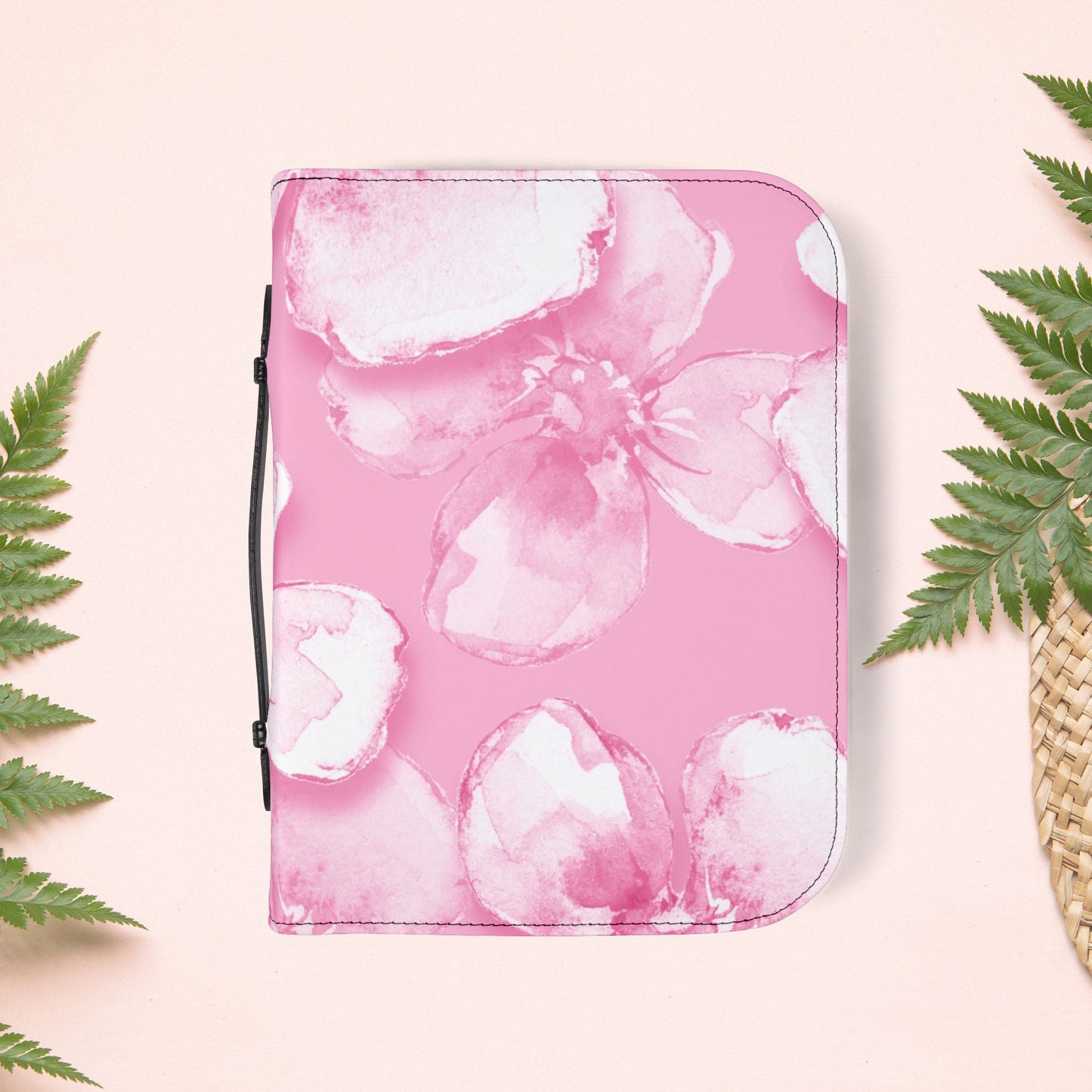 Dainty Pink Floral Book Cover