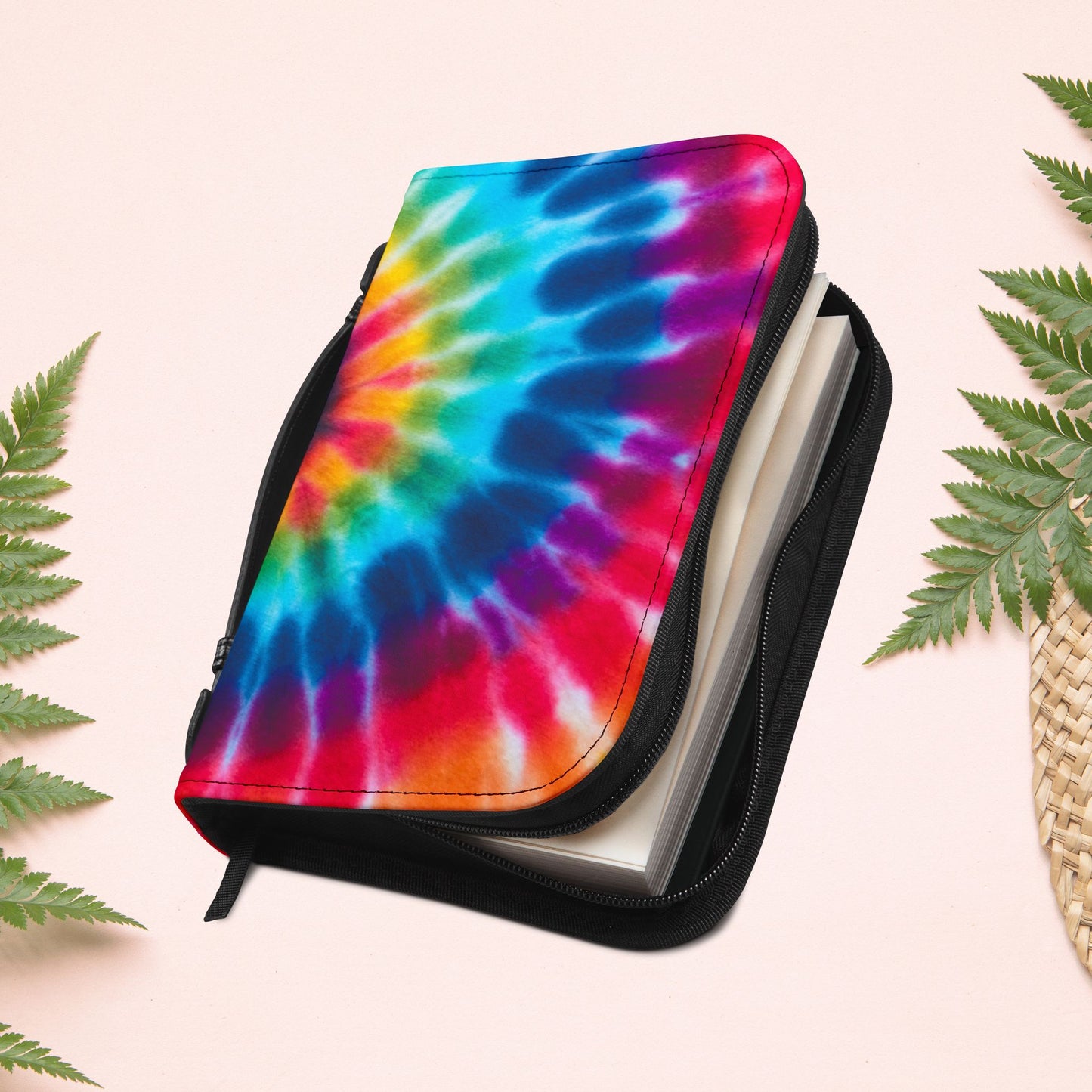 Tie Dye Pinwheel Book Cover