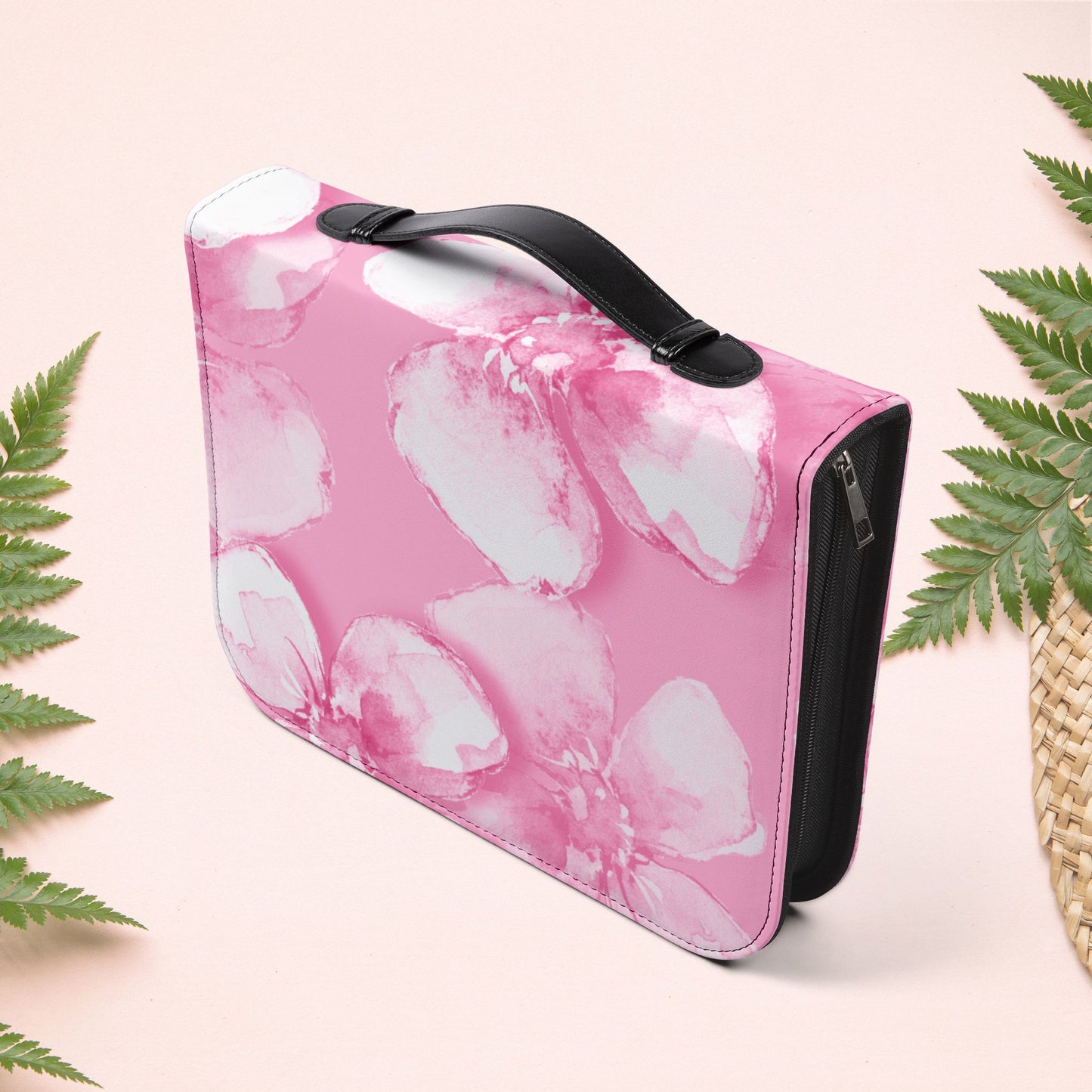 Dainty Pink Floral Book Cover