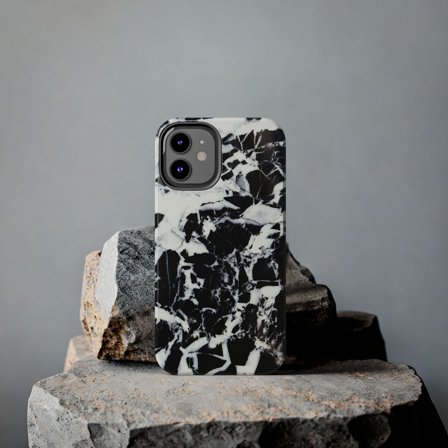 Black & White Shattered Phone Case (Apple & Android)