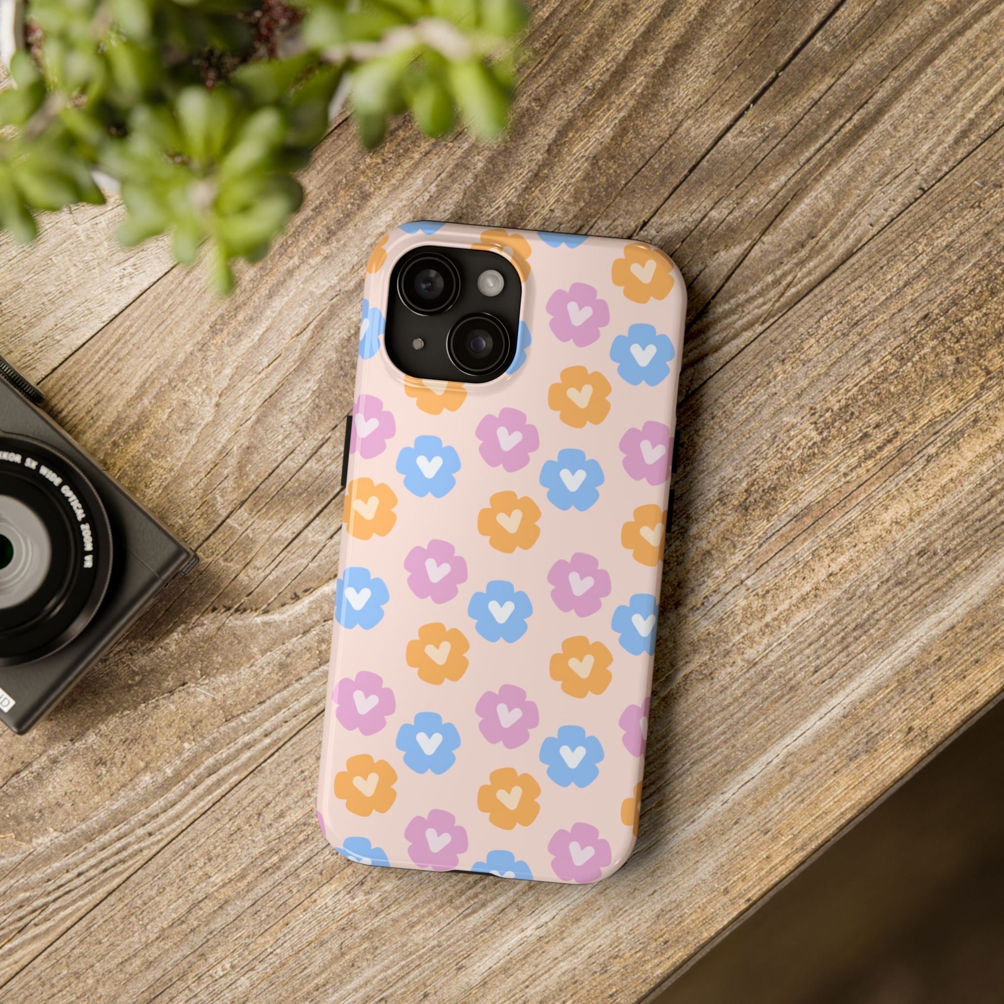 Lovely Pastel Flowers Phone (Apple & Android)
