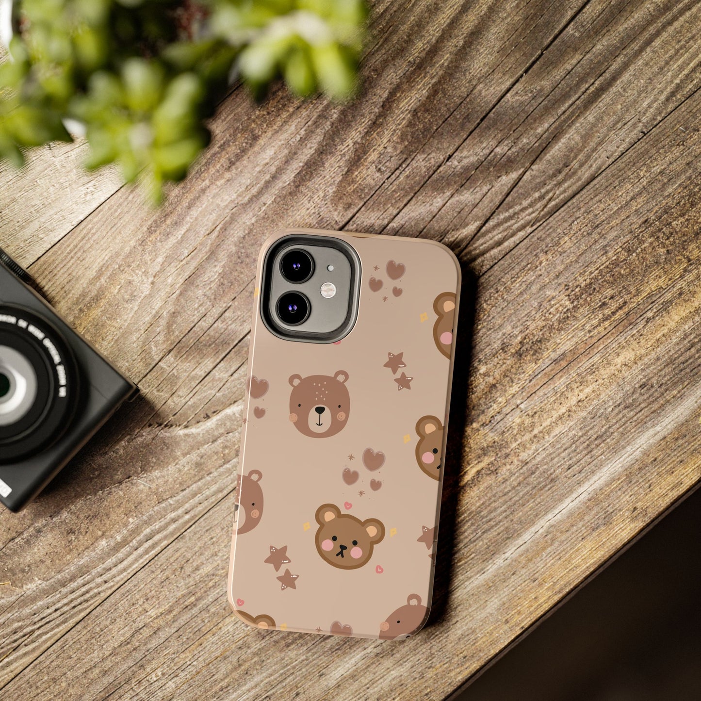 Boho Brown Bear Phone Case (Apple & Android)
