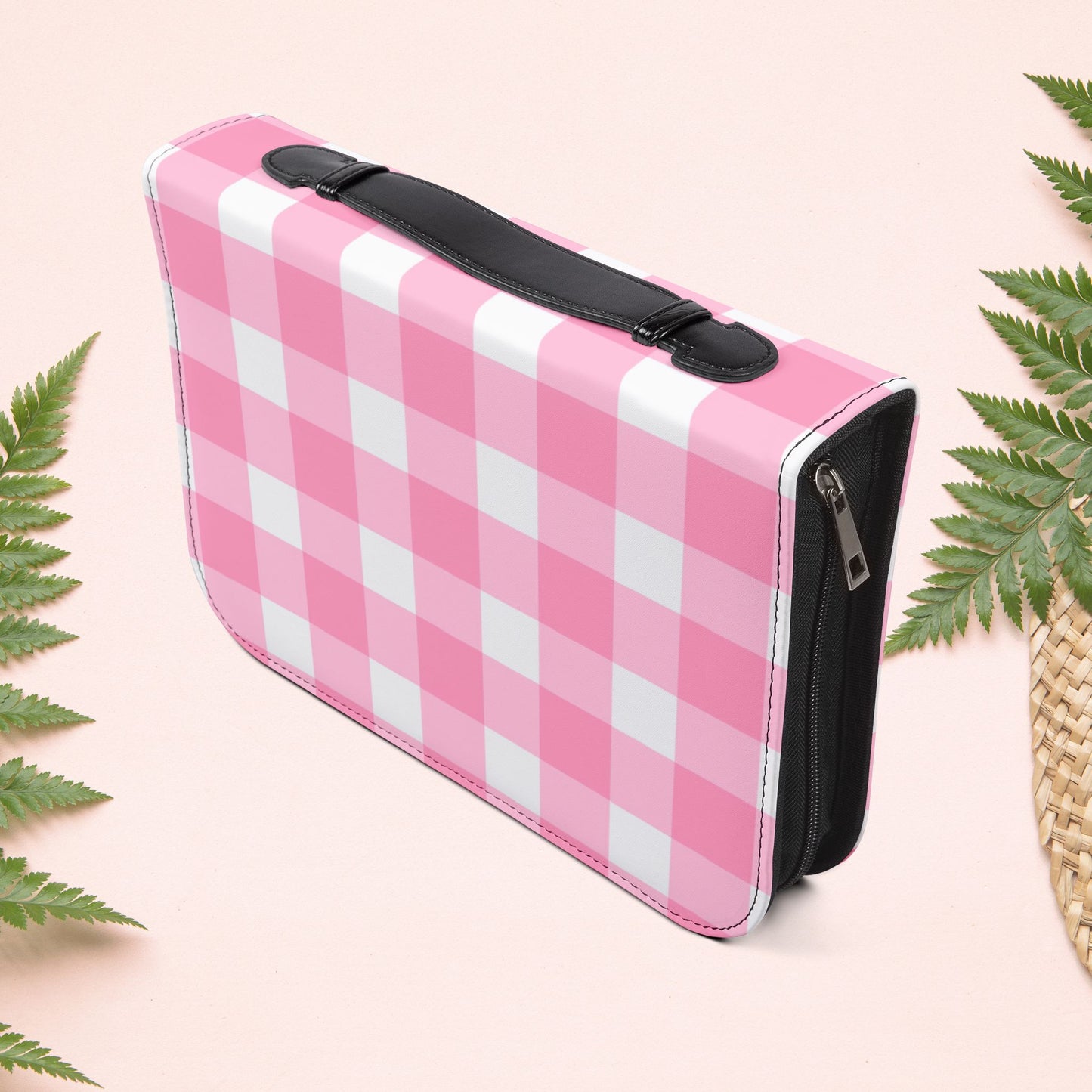 Pink Gingham Book Cover