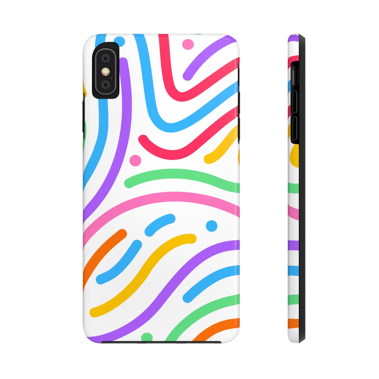 Rainbow Swirls Phone Case (Apple & Android)