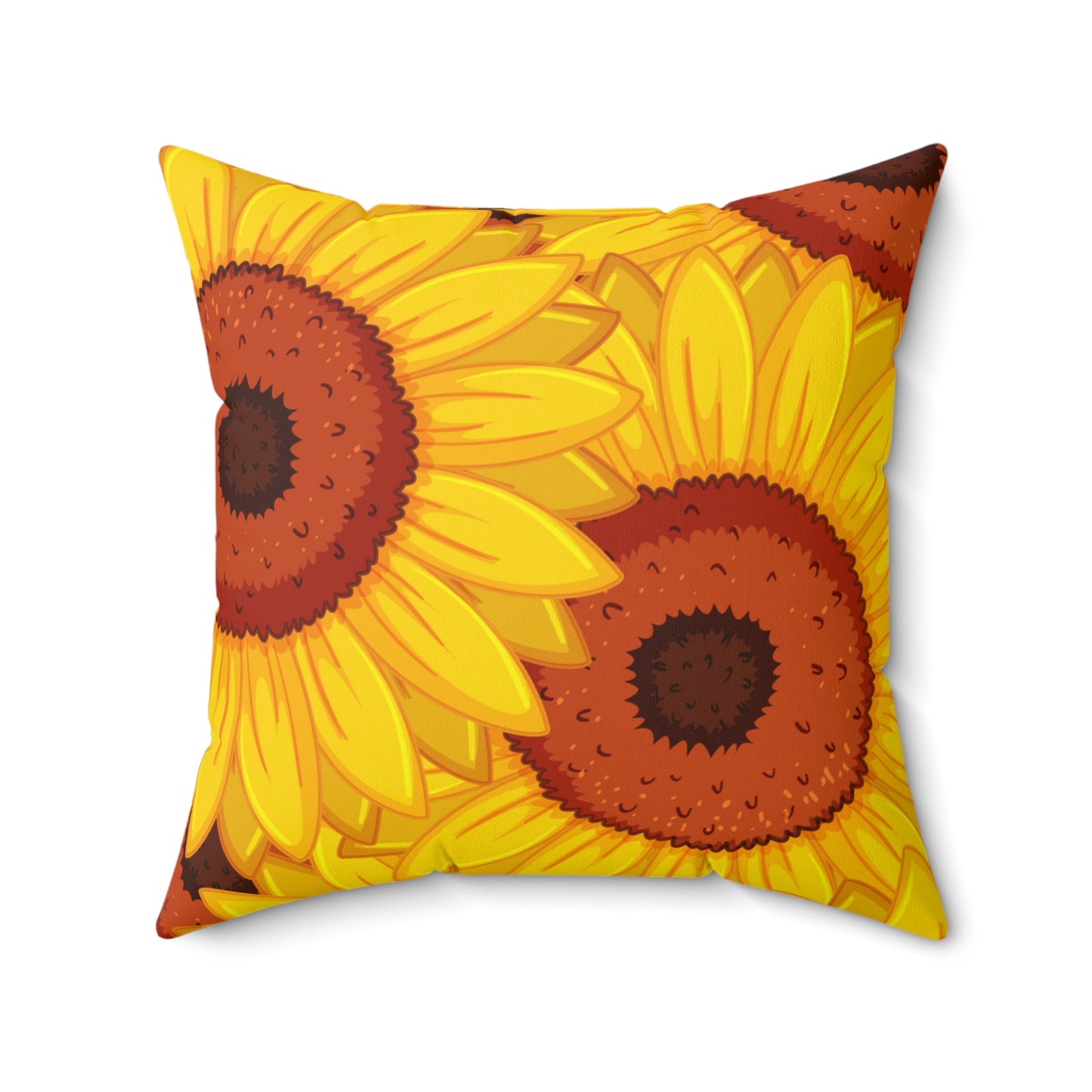 Sunflower Dream Square Pillow