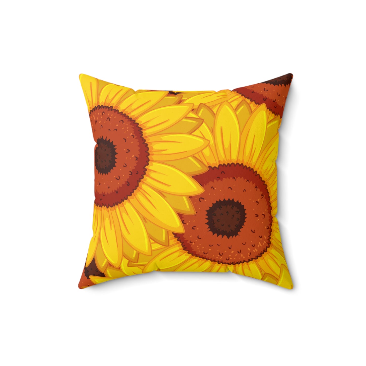 Sunflower Dream Square Pillow