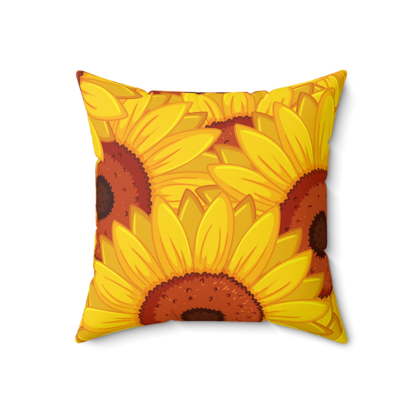 Sunflower Dream Square Pillow