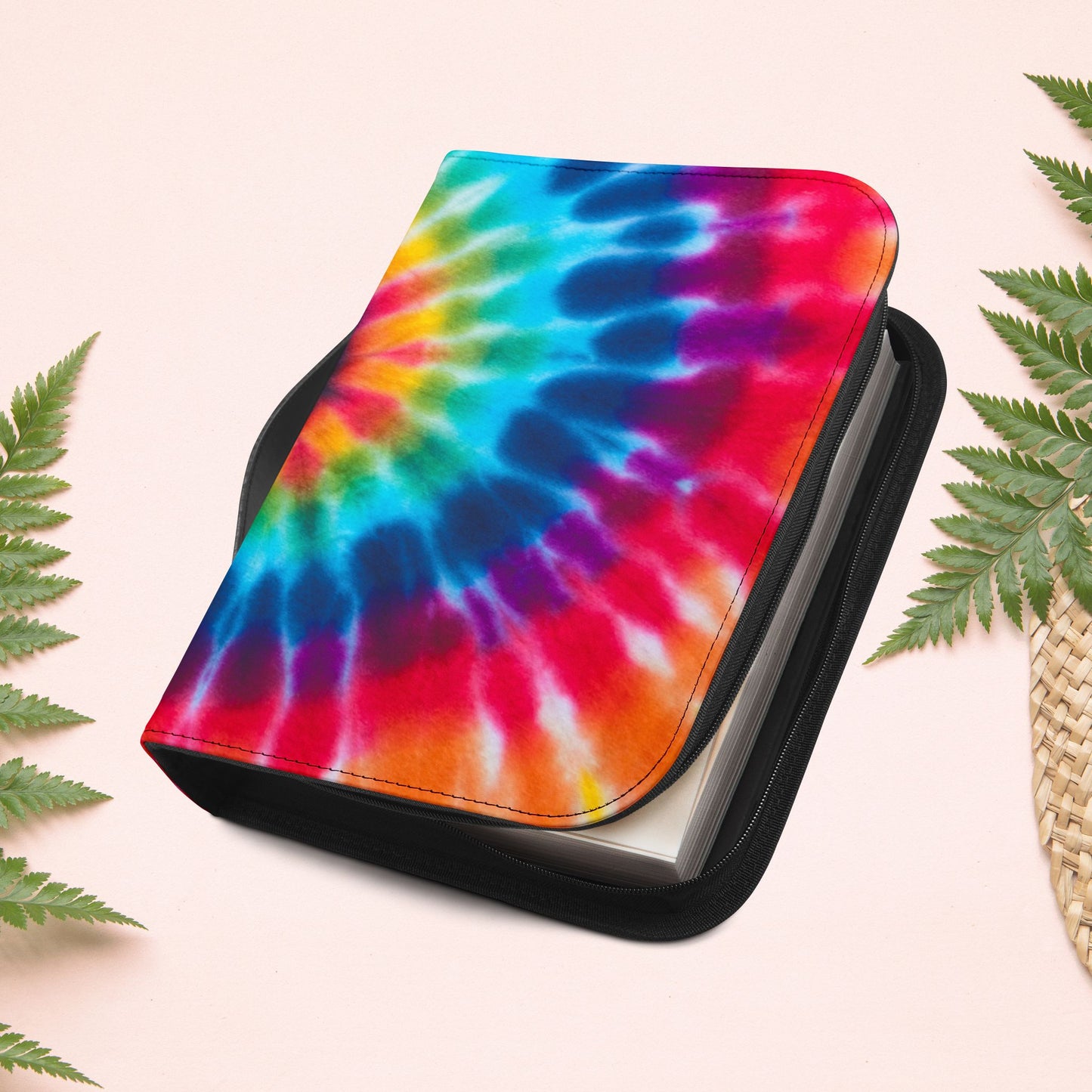 Tie Dye Pinwheel Book Cover