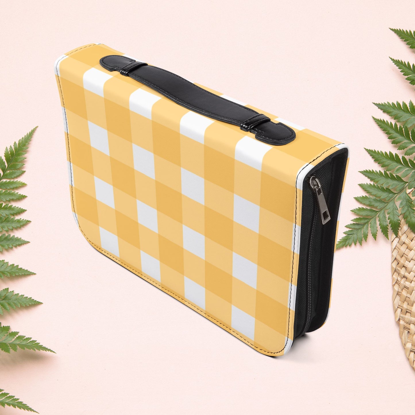 Yellow Sunshine Gingham Book Cover