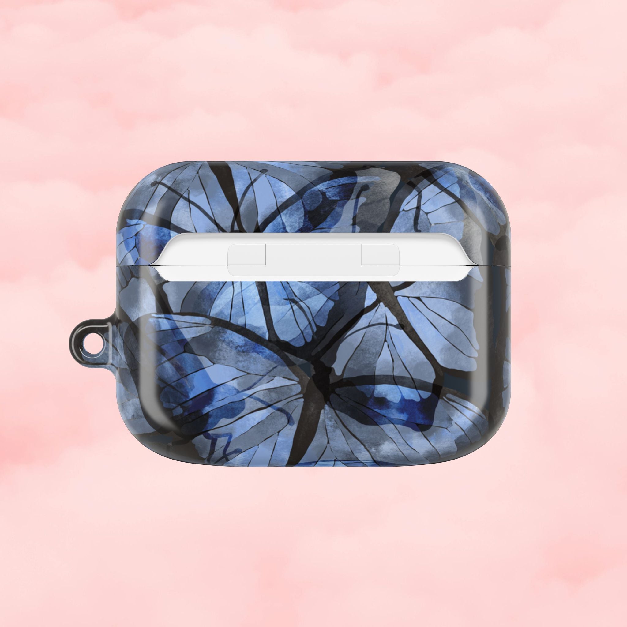 Royal Blue Butterfly AirPod Case