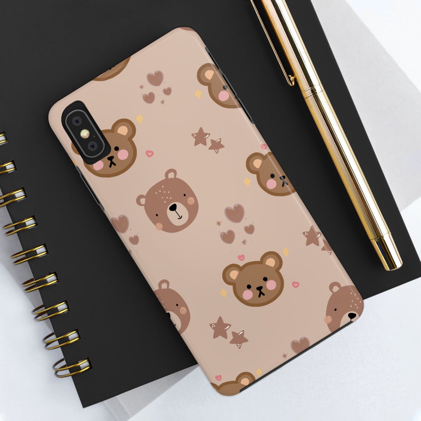 Boho Brown Bear Phone Case (Apple & Android)