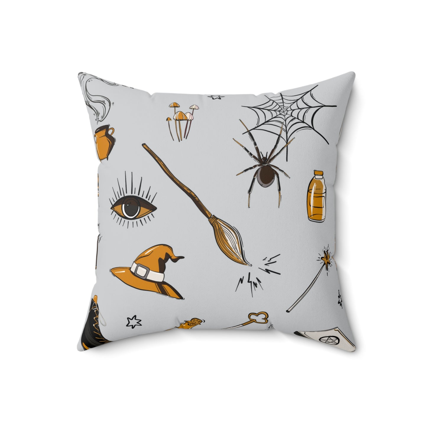 The Witch's Lair Square Pillow