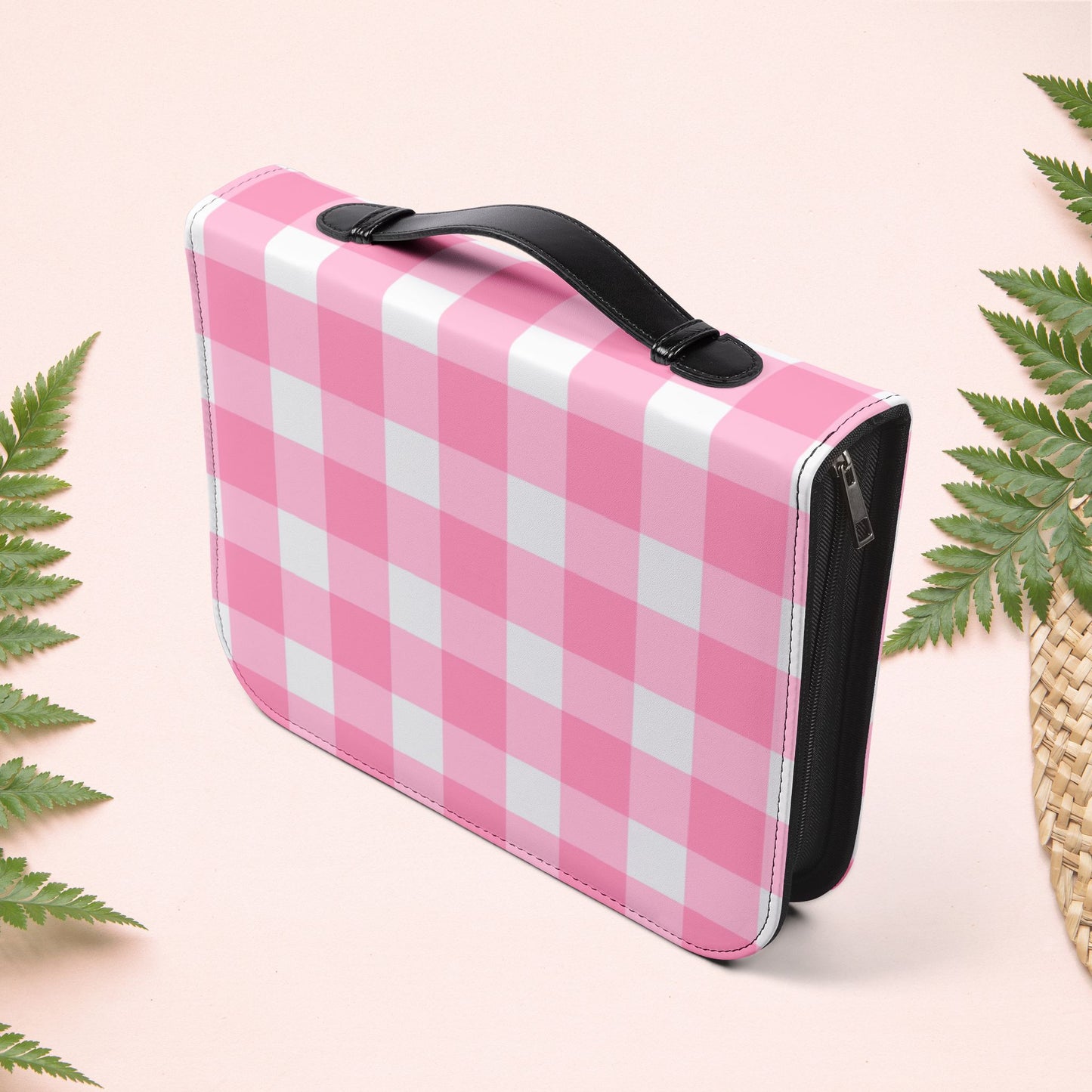 Pink Gingham Book Cover