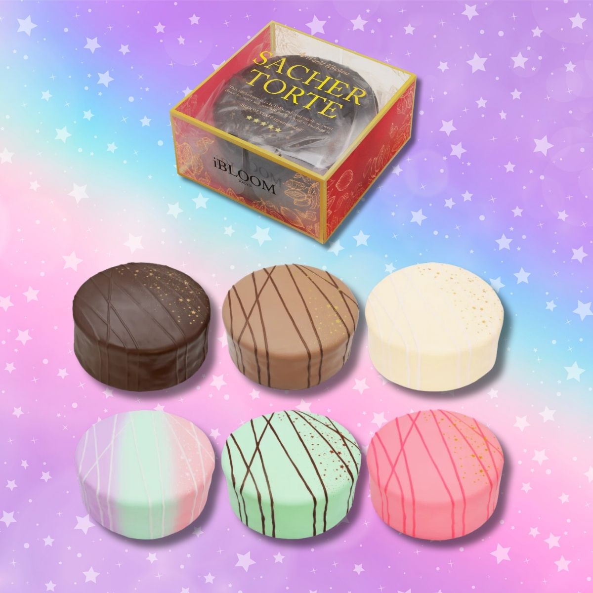 White Chocolate Sachertorte Cake Jumbo Scented Squishy