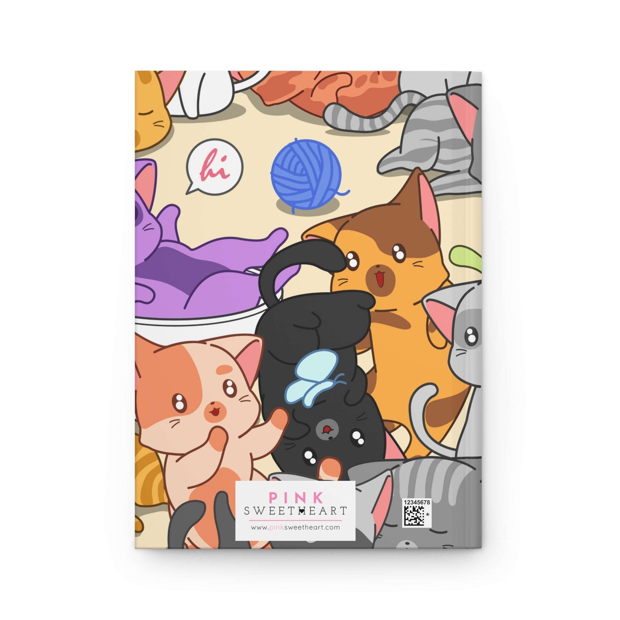 Kitty Playhouse Hardcover Matte Journal