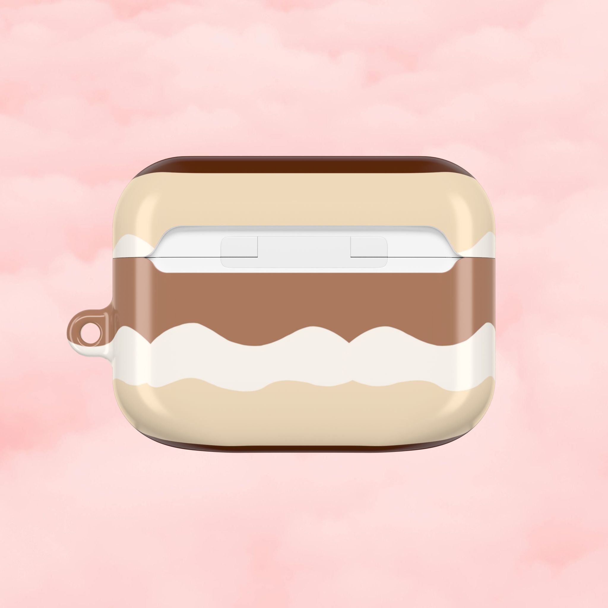 Layered Tiramisu Desert AirPod Case