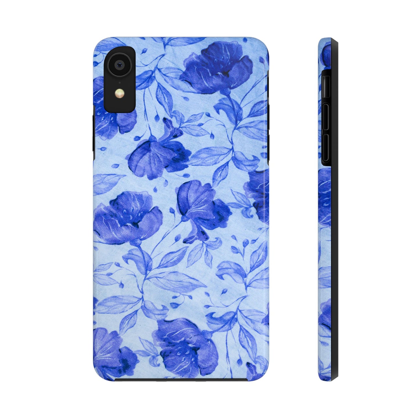 Blue Floral Pattern Phone Case (Apple & Android)
