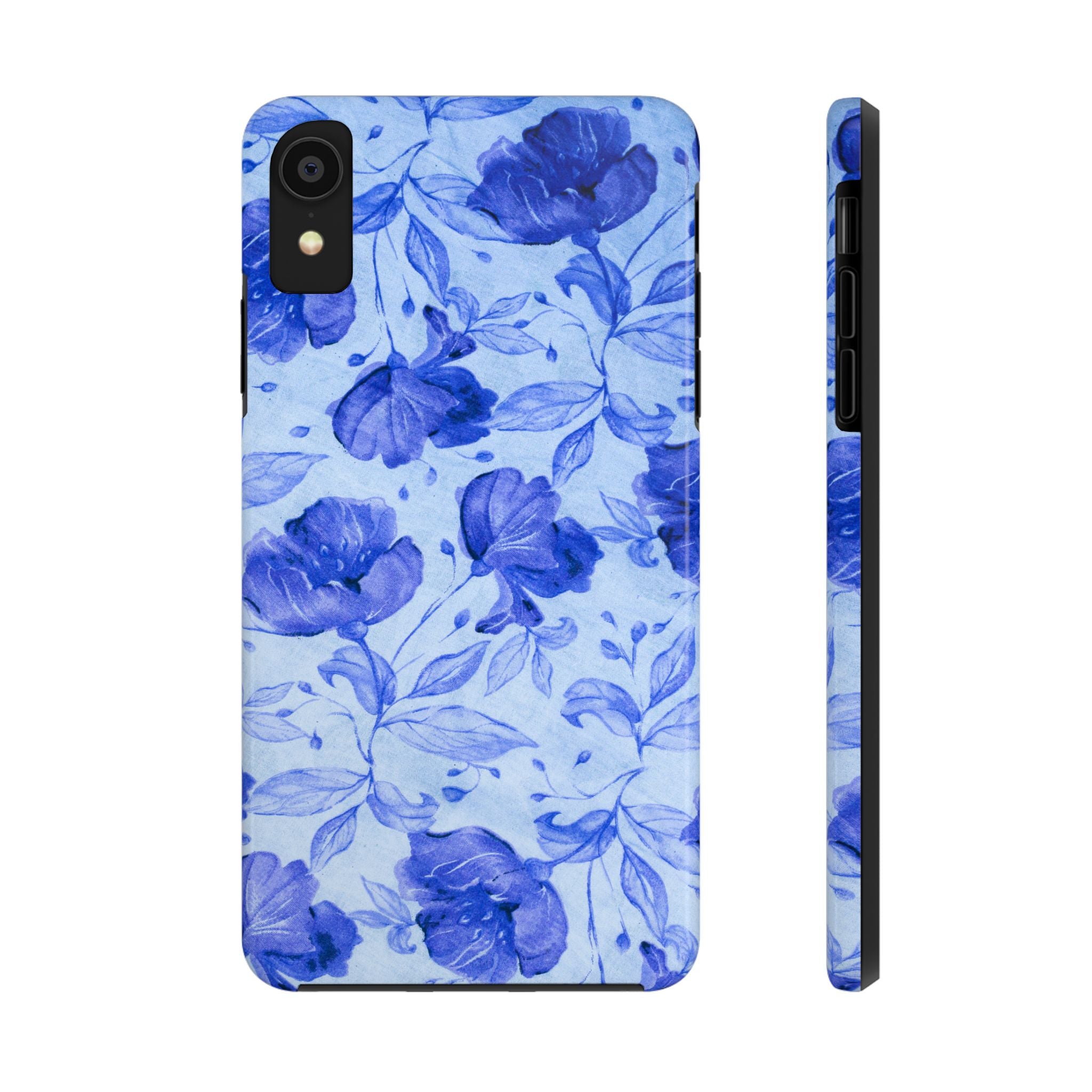 Blue Floral Pattern Phone Case (Apple & Android)