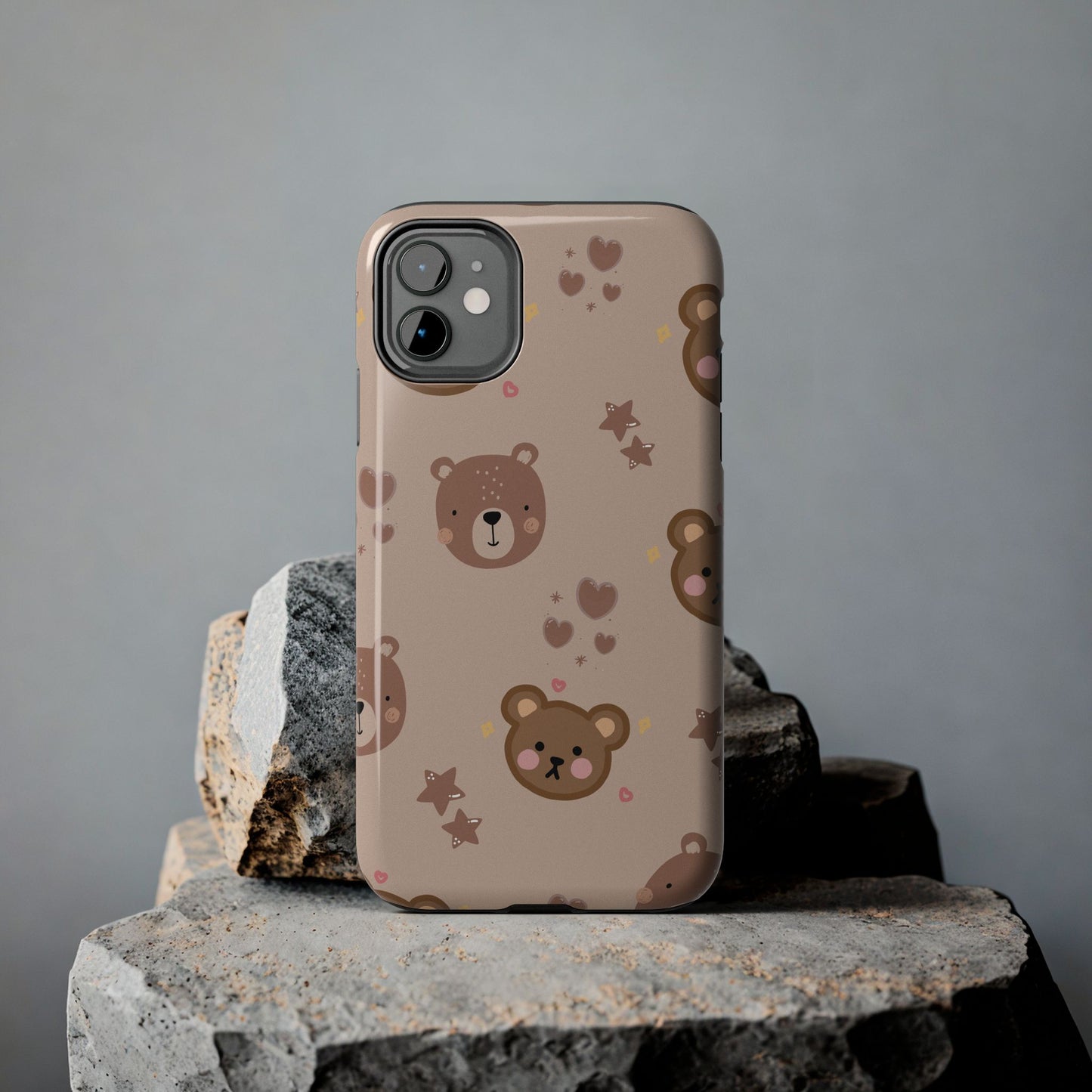 Boho Brown Bear Phone Case (Apple & Android)