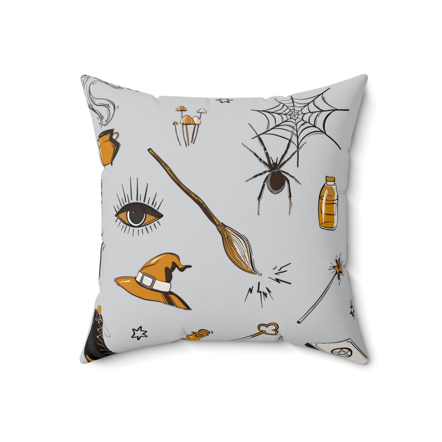 The Witch's Lair Square Pillow
