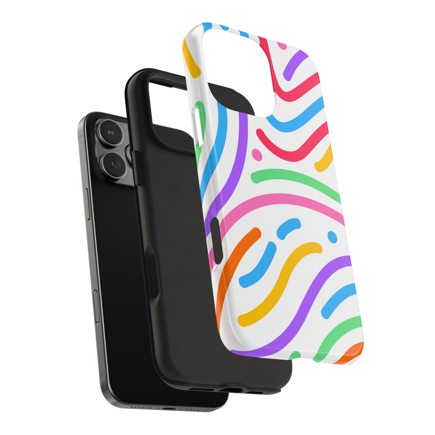 Rainbow Swirls Phone Case (Apple & Android)