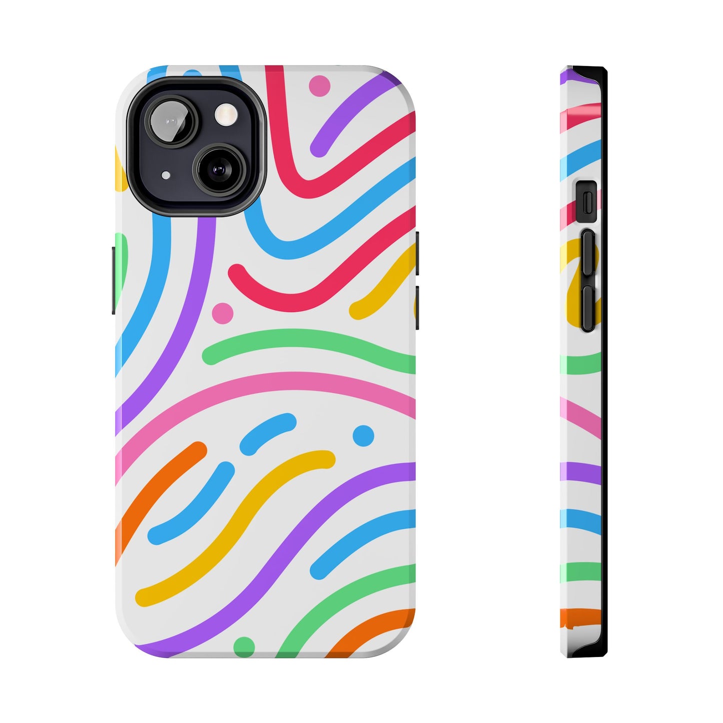 Rainbow Swirls Phone Case (Apple & Android)
