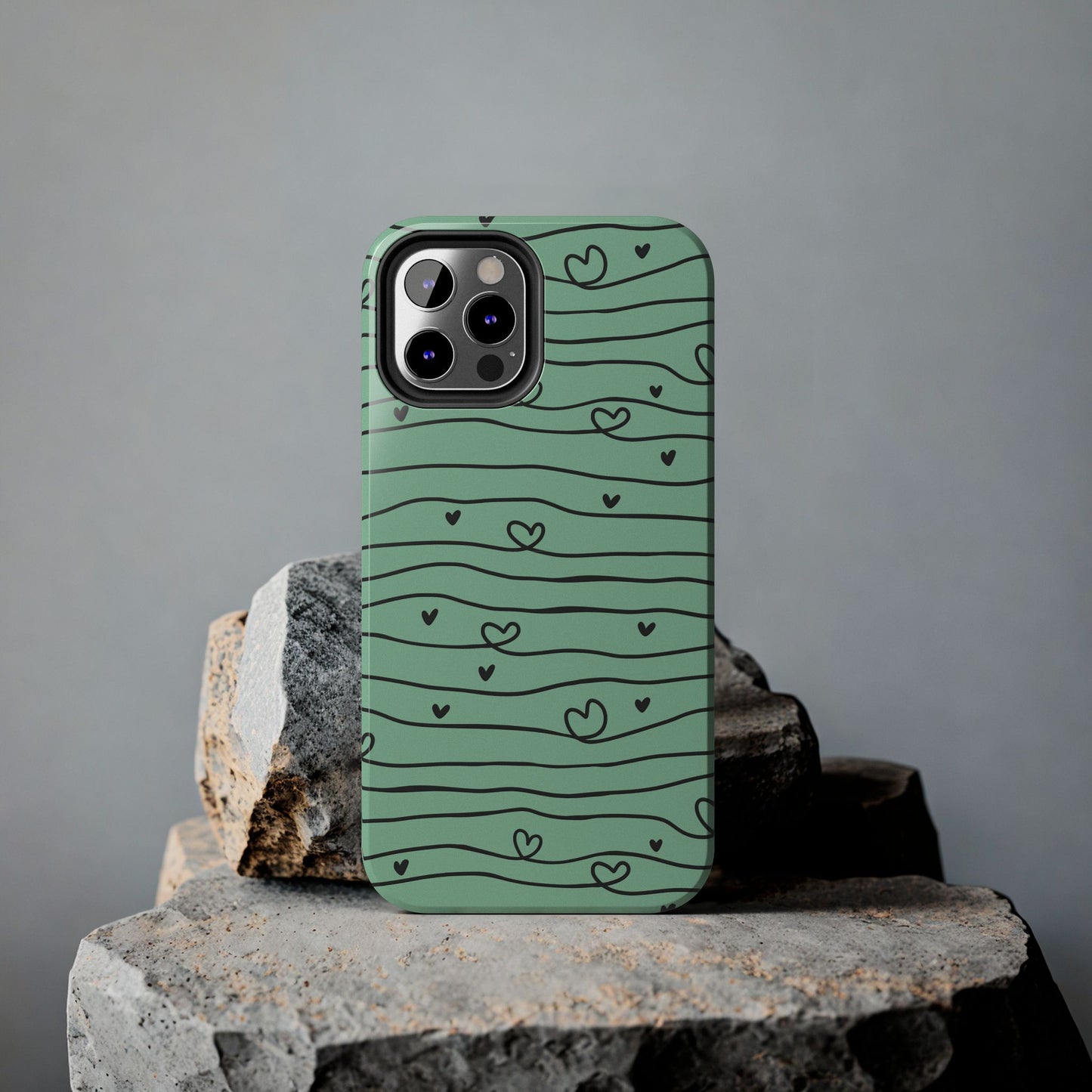Scribble Love Hearts Phone Case (Apple & Android)